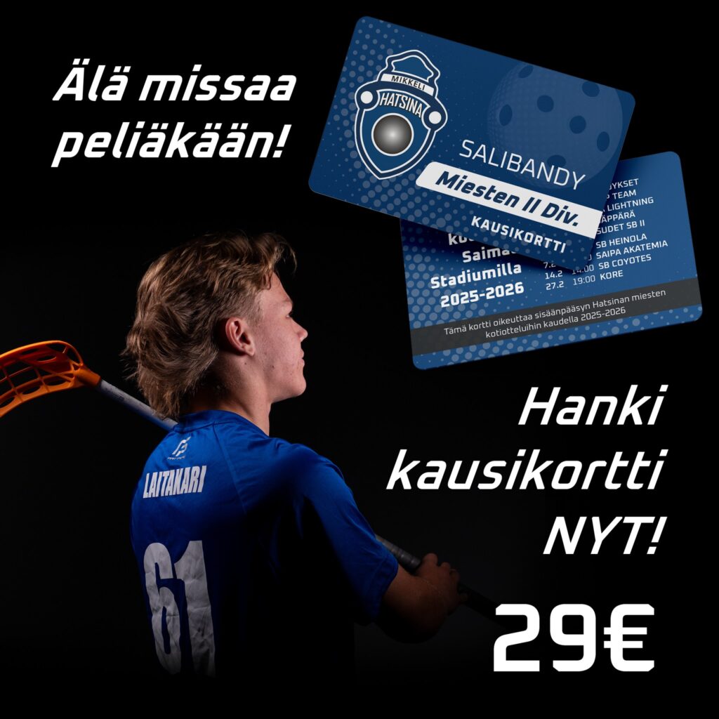 Edustus kausikortti!